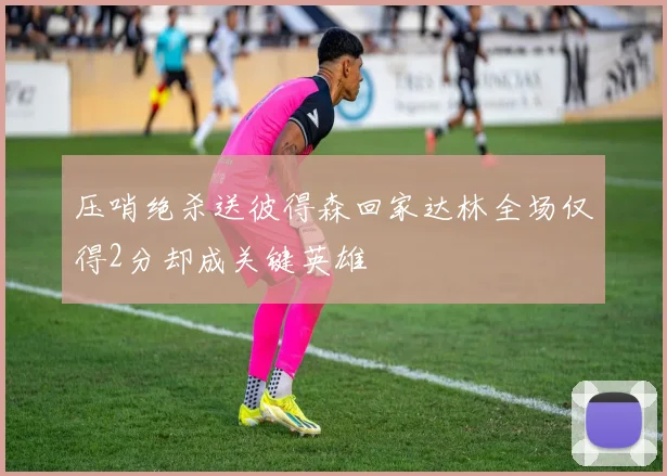 压哨绝杀送彼得森回家达林全场仅得2分却成关键英雄